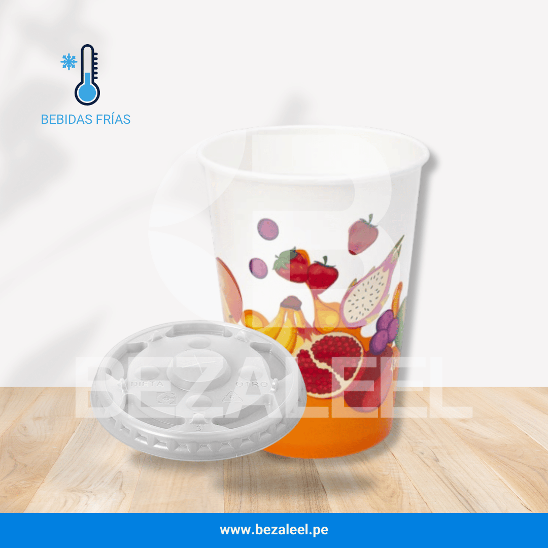 VASO POLIPAPEL FESTI FRUTAS - BEBIDAS FRÍAS - Imagen 2