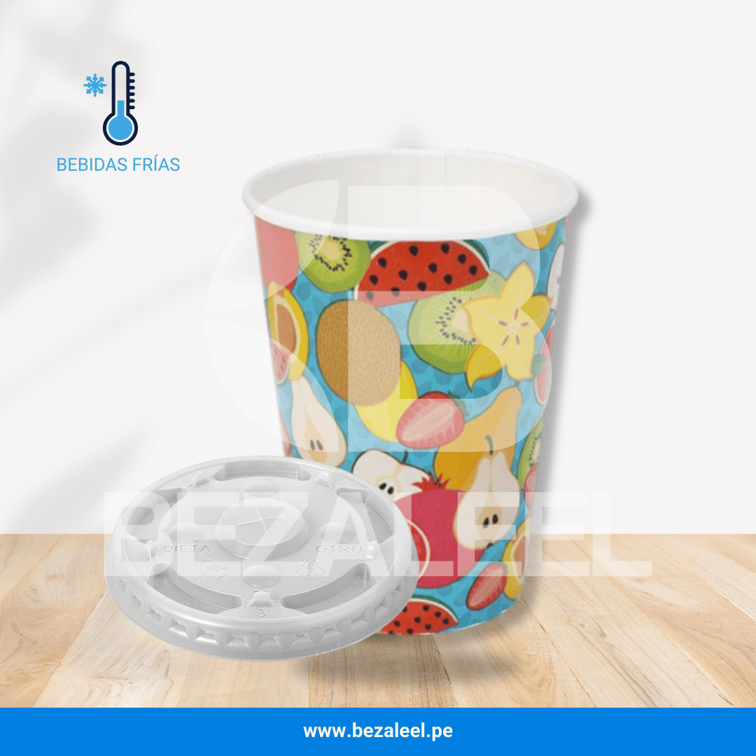 VASO POLIPAPEL TROPICAL - BEBIDAS FRÍAS - Imagen 2