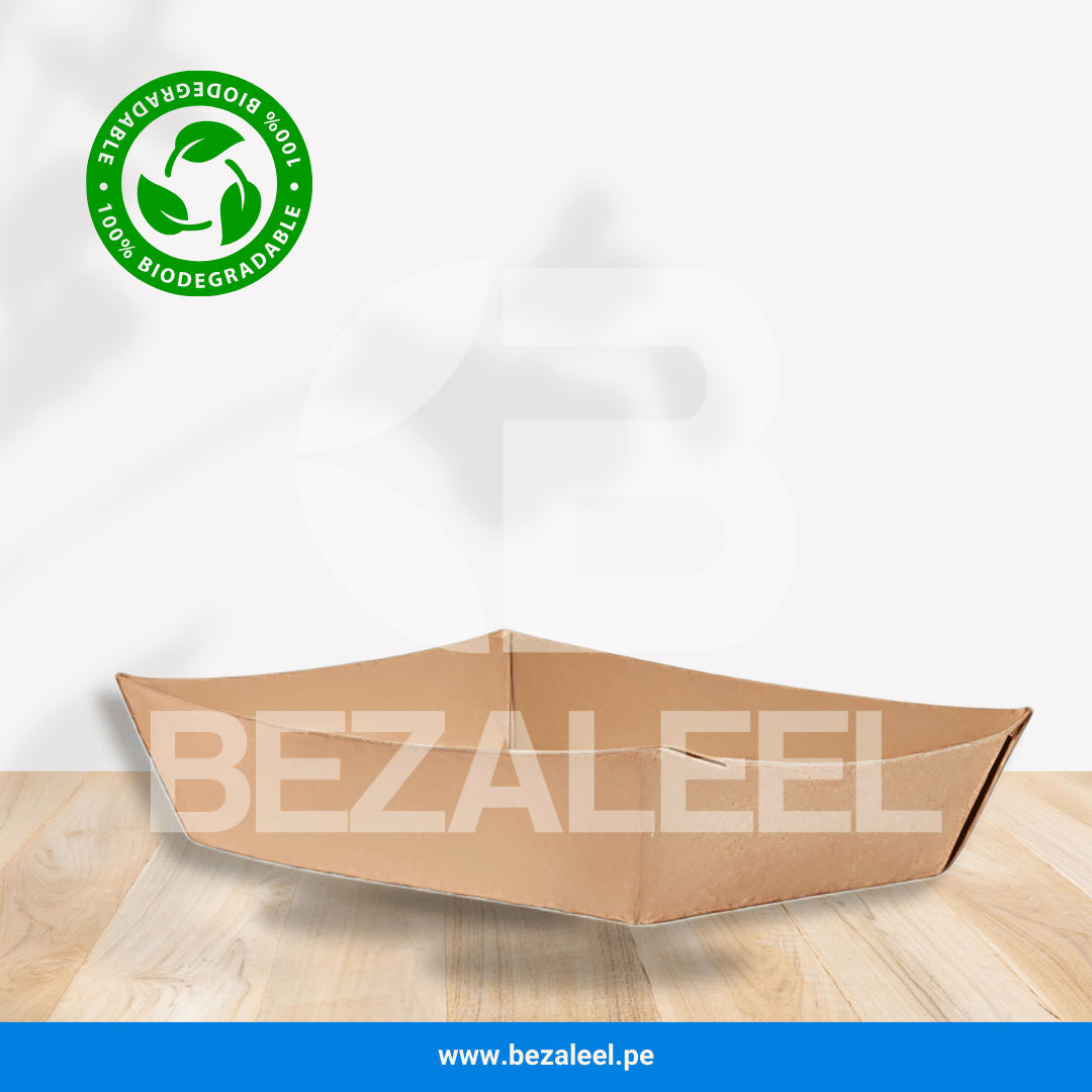 BANDEJA BIOFORM NATURAL N° 2 - BAGAZO DE CAÑA - Imagen 2