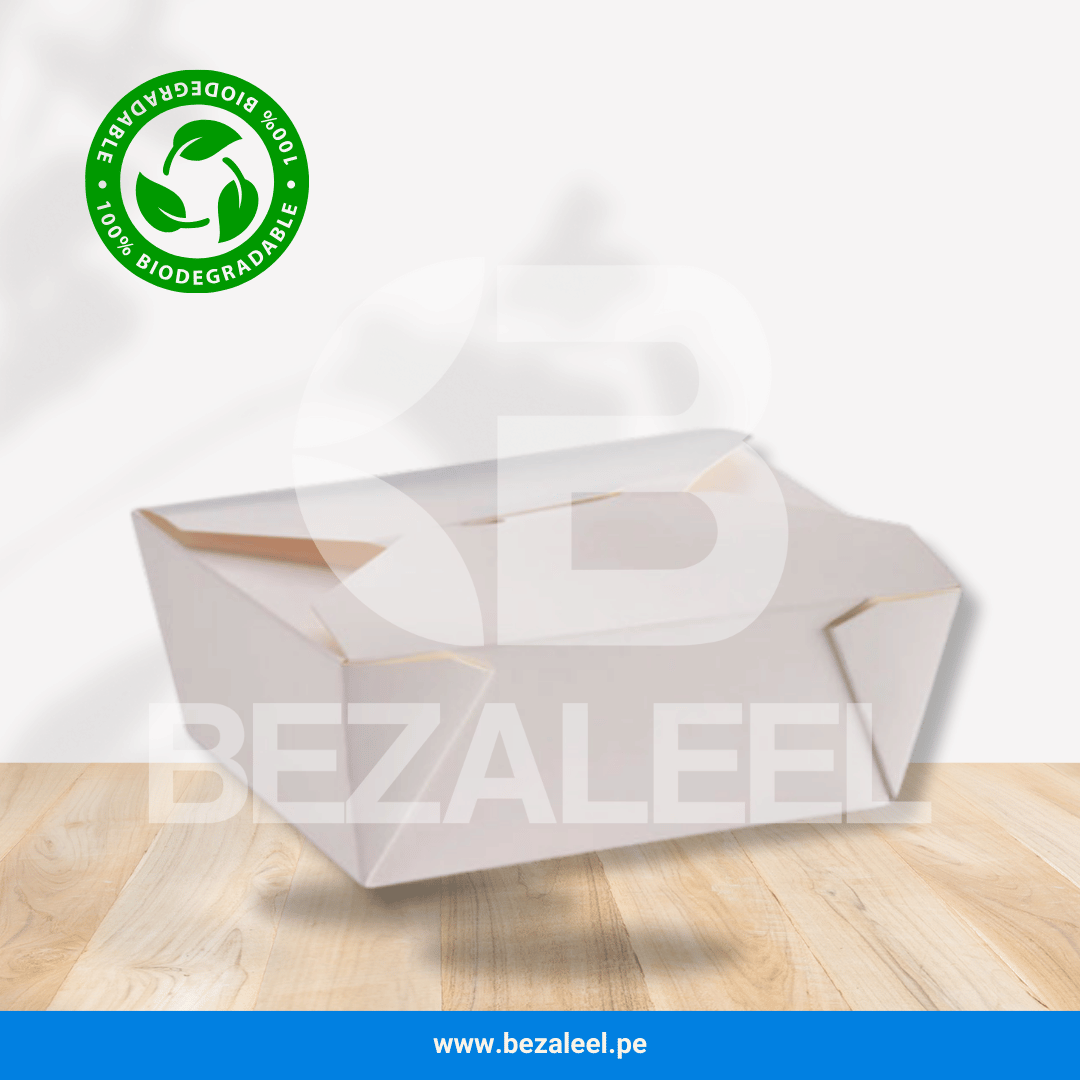 CAJA ALIMENTOS 45 Onz - BAGAZO DE CAÑA - Imagen 2