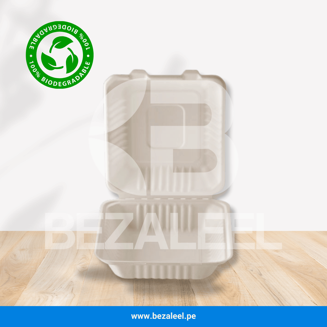 Portacomidas 1000 ml - BAGAZO DE CAÑA - Imagen 2