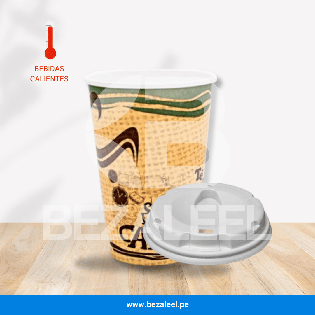 VASO POLIPAPEL CAFÉ - BEBIDAS CALIENTES - Imagen 2