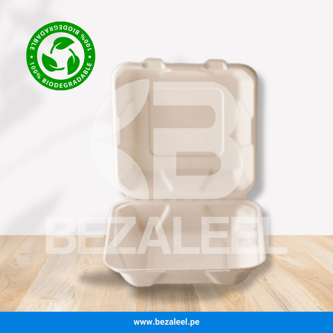 Portacomidas 450 ml C1 - BAGAZO DE CAÑA - Imagen 2