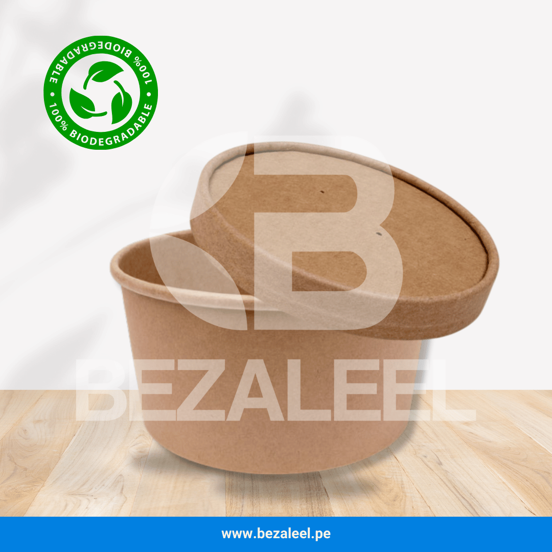 BOWL BIOFORM 32 OZ - CARTÓN KRAF - Imagen 2