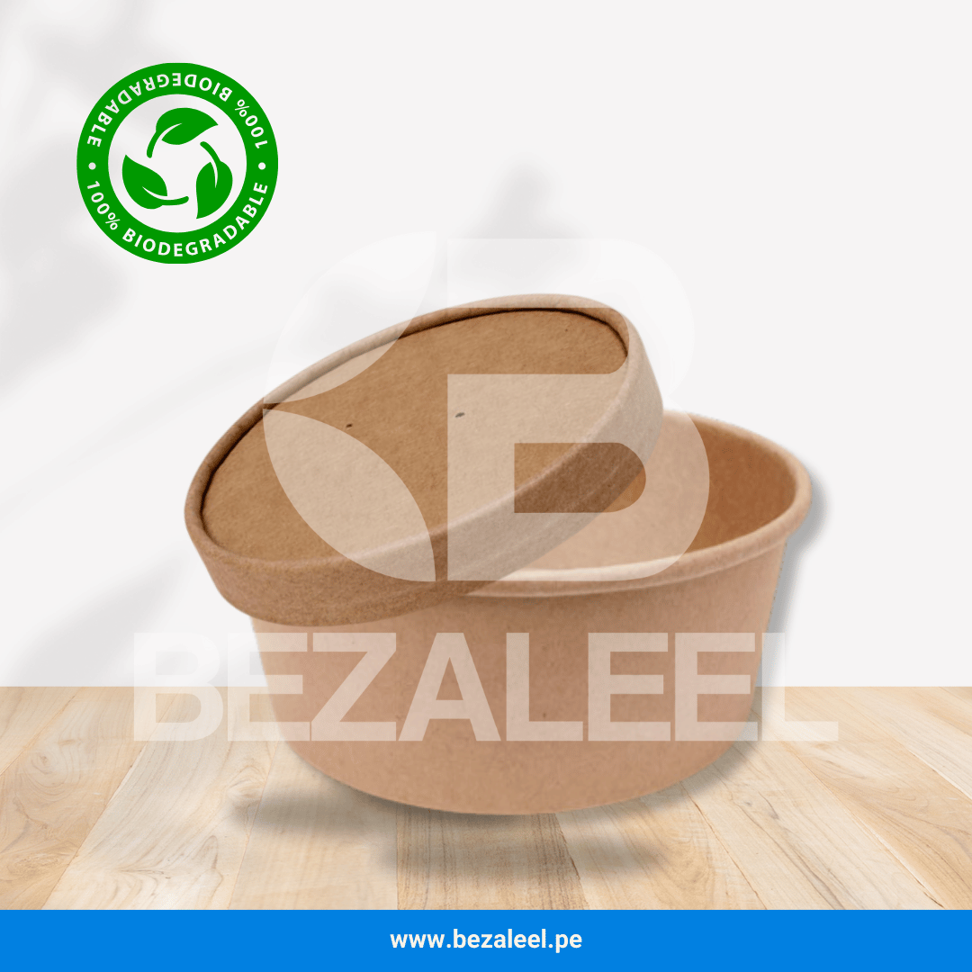 BOWL BIOFORM 26 OZ - CARTÓN KRAF - Imagen 2