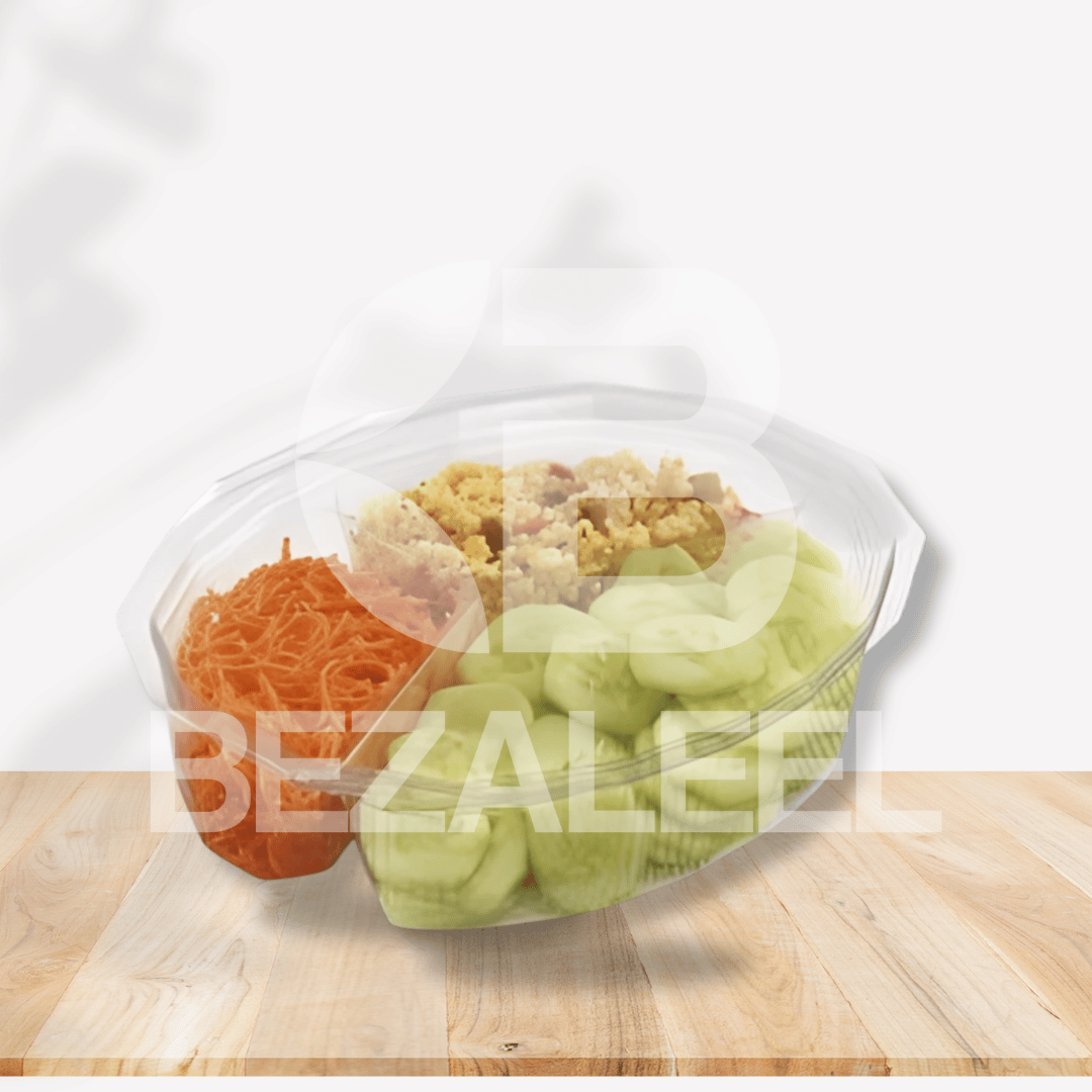 Envase Multiuso c/ 3 Divisiones - PET - Imagen 2