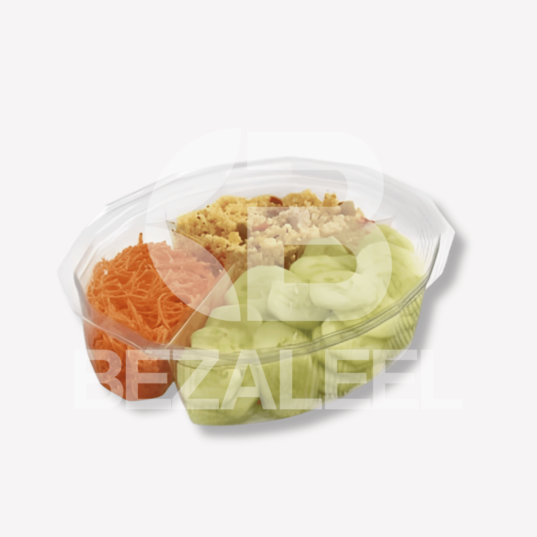 Envase Multiuso c/ 3 Divisiones - PET